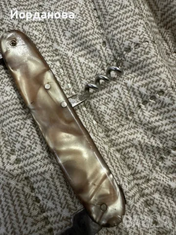  БЪЛГАРСКИ ДЖОБЕН НОЖ -ПЕТКО ДЕНЕВ  БЪЛГАРСКИ ДЖОБЕН НОЖ -ПЕТКО ДЕНЕВ с цена 25.00 лв.  Аукцион , снимка 3 - Ножове - 47839612