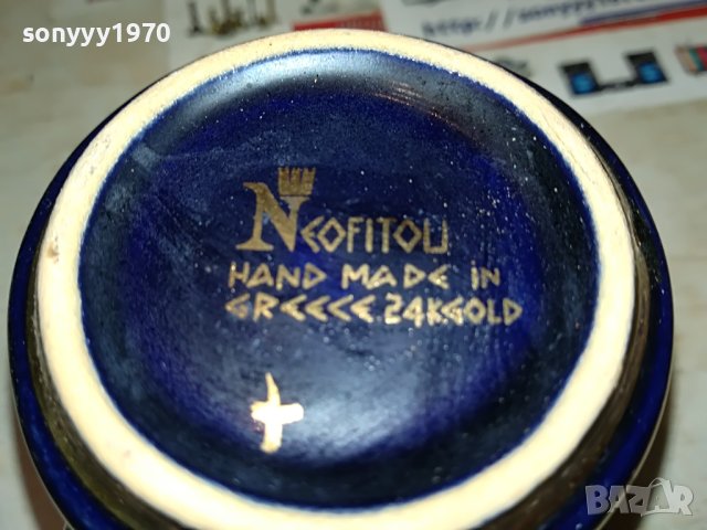 neofitou-hand made 24k gold-made in greece 4бр чашки за кафе 0206231626, снимка 13 - Колекции - 40917512