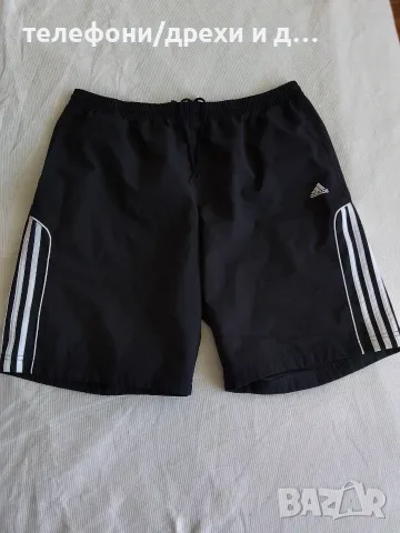 Черни шорти Adidas (XXL), снимка 3 - Спортни дрехи, екипи - 55947851