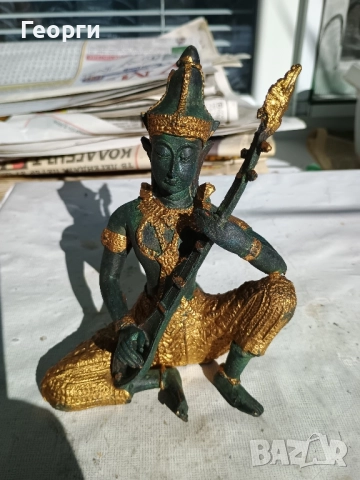 Бронзова статуетка-421, снимка 5 - Антикварни и старинни предмети - 52220836