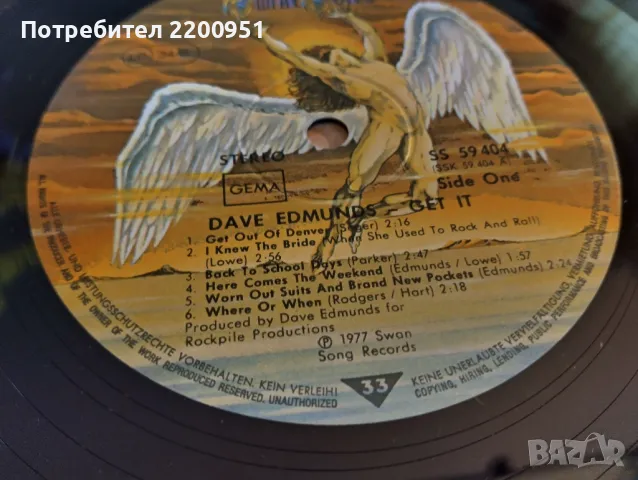 DAVE EDMUNDS, снимка 9 - Грамофонни плочи - 49760118