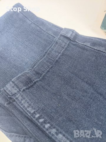 Дънки еластични син цвят denim Trousers , снимка 4 - Дънки - 39616850