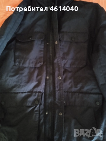 Яка с качулка топла мъжка Angelo Litroco размер L, снимка 4 - Якета - 52432040