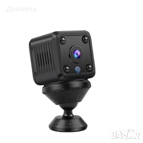 Мини безжична Wi-Fi IP камера X6 Full HD 1080P с нощно виждане и детектор за движение, снимка 6 - IP камери - 55806094
