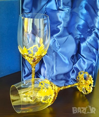 Комплект чаши за вино - NEW, снимка 12 - Подаръци за юбилей - 41908308