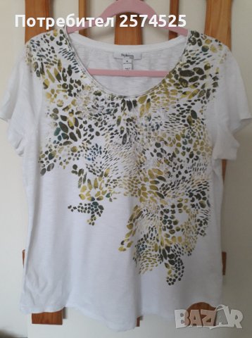 Американска памучна блуза с къс ръкав, L, снимка 1