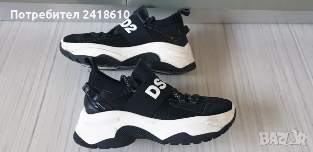 DSQUARED2 Leather Made in Italy Womens Size 37/24см ОРИГИНАЛ! Дамски Кецове, снимка 9 - Кецове - 50146125