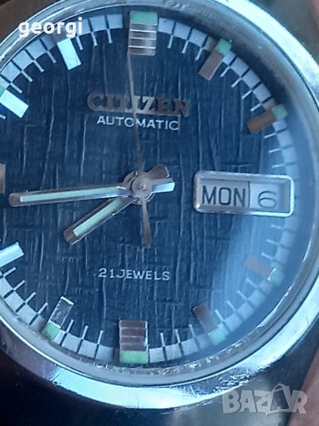 Японски механичен часовник Citizen automatic 21jewels , снимка 5 - Мъжки - 44156056