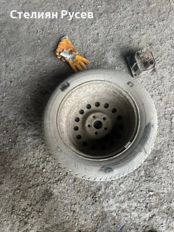 патерица / резервна джанта за   vw sharan 2002г   5 x 112 / 16 цола -цена 46лв   215/55/16 цола стой, снимка 3 - Гуми и джанти - 48424249