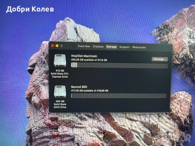Mac Mini 2014 /i5 / 16 gb. DDR3/ nvme 512/ ssd 512, снимка 2 - Работни компютри - 52789017