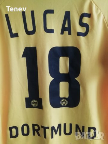 Borussia Dortmund Lucas #18 Kappa футболна тениска фланелка размер М Борусия Дортмунд , снимка 3 - Тениски - 41669703
