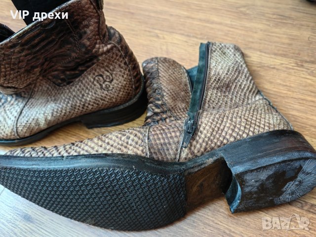 Мъжки ботуши N.O.D. Змийска кожа питон, снимка 4 - Мъжки ботуши - 44371541