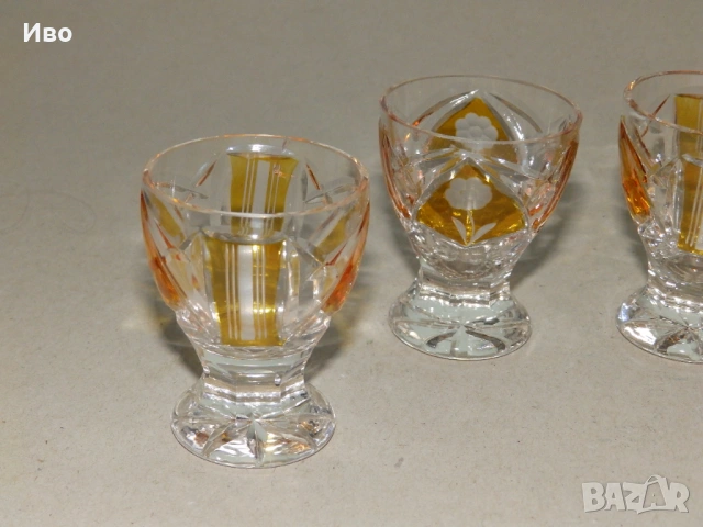Кристални чашки, снимка 2 - Чаши - 53823160
