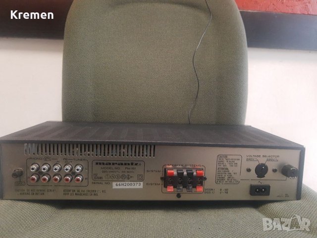 Усилвател MARANTZ PM-151, снимка 6 - Ресийвъри, усилватели, смесителни пултове - 40426911