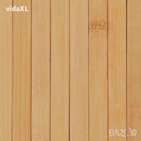 vidaXL Параван за стая, бамбук, ширина 250 см, височина 165 см, натурален цвят, снимка 7 - Паравани - 56146469