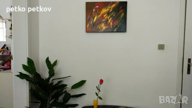 Абстрактна картина F58, снимка 2 - Картини - 50162792