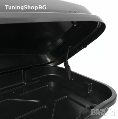 Автобокс Junior Easy 180x78x40cm с 85 mm крепежи, с ключ, 430 литра, черен гланц, снимка 6 - Аксесоари и консумативи - 52561383