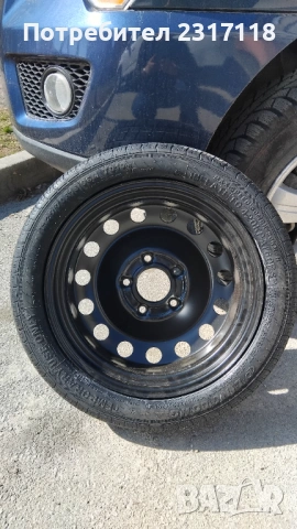 Чисто нова резервна гума с джанта патерица за BMW 3 125/70/16, снимка 3 - Гуми и джанти - 53824011