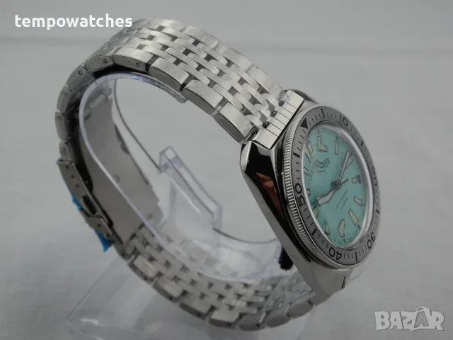 ВОСТОК АМФИБИЯ АВТОМАТИЧЕН-"ЧЕРЕПАХА"-"TIFFANY" ref: 70088В, снимка 15 - Мъжки - 48082149