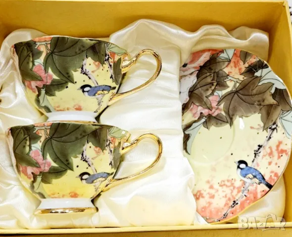  Сервизи за хранене, кафе и чай от Фин и Костен порцелан, снимка 14 - Сервизи - 47991241