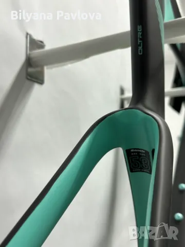 Карбонова рамка с колче и вилка Bianchi Oltre pro carbon 53 cm, снимка 5 - Части за велосипеди - 48022654