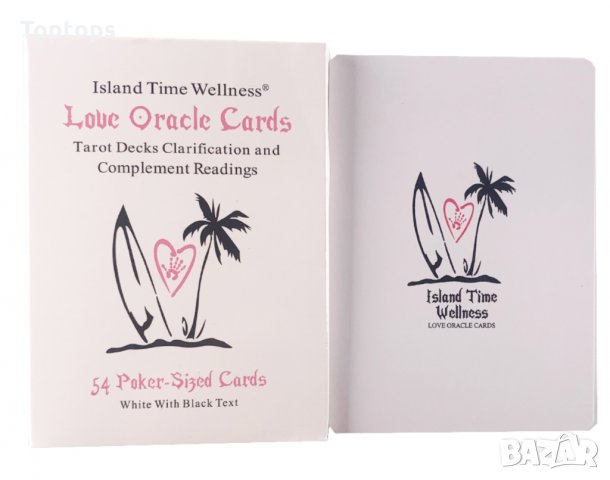 Любовен оракул,54 карти: Island Wellness Love Oracle Cards в три цвята, снимка 12 - Карти за игра - 34704886