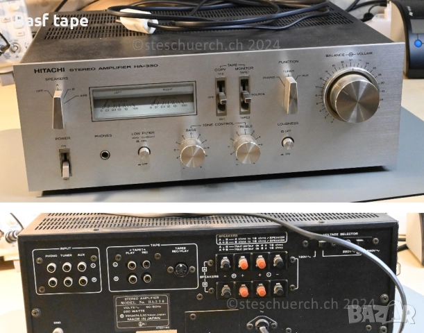 Hitachi HA-330, снимка 4 - Ресийвъри, усилватели, смесителни пултове - 52878842