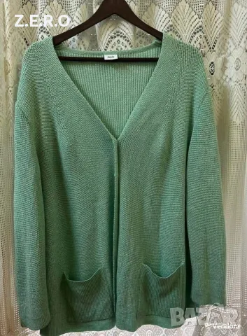 Макси немска блуза жилетка, зелена, XL-XXL, снимка 6 - Блузи с дълъг ръкав и пуловери - 56118318