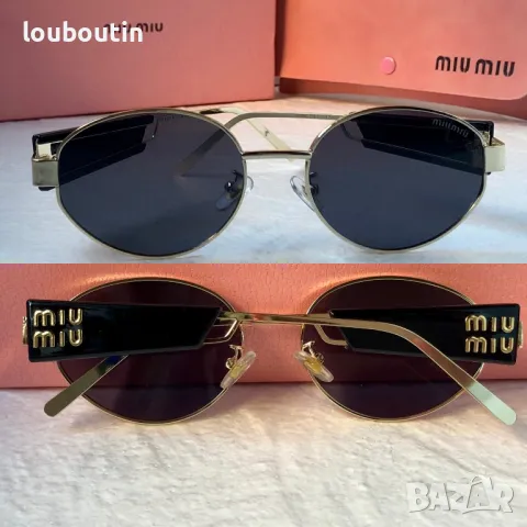 Miu 2024 дамски слънчеви очила елипса кръгли овални 4 цвята