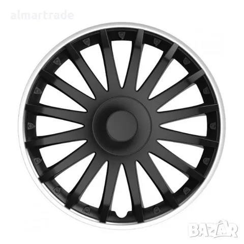 Тасове за джанти 14'' Versaco Crystal SO Black, снимка 1