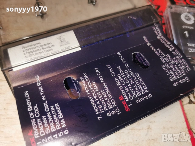 BONEY M. ORIGINAL TAPE 1002261742, снимка 6 - Аудио касети - 53431501