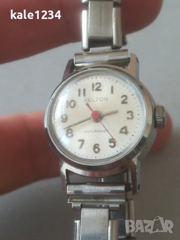 Дамски часовник KELTON. England. Vintage watch. Гривна. Механичен механизъм. , снимка 2 - Гривна - 41972022