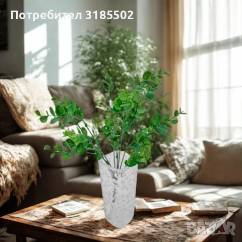 Изкуствен евкалипт – стилна зеленина за всяко пространство, снимка 5 - Изкуствени цветя - 51227435