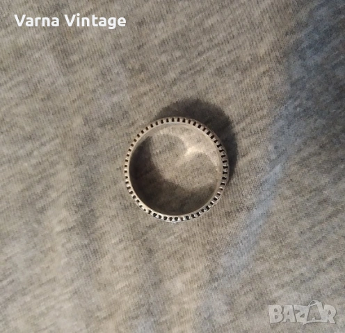 Красив оригинален сребърен пръстен със скандинавски викингски мотиви. 925. 7,1 гр., снимка 6 - Пръстени - 53404515