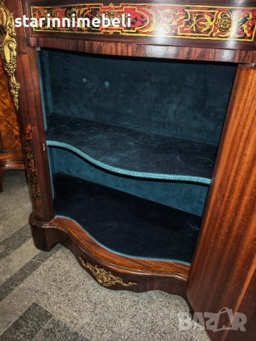 Антикварен шкаф стил Bulle, снимка 9 - Шкафове - 51951403