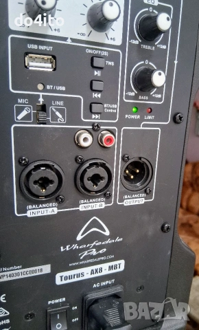 Активни тонколони Wharfedale pro Tauros AX8 MBT8, снимка 3 - Тонколони - 53710198