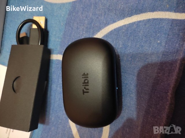Безжични слушалки Tribit FlyBuds C2 BTH96, TWS, Bluetooth 5.2, черни НОВИ, снимка 3 - Bluetooth слушалки - 41799403