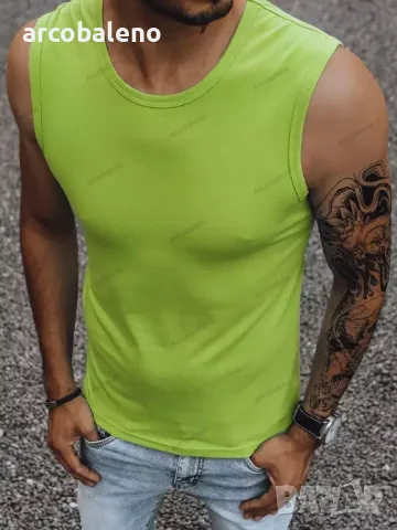 Мъжка тениска без ръкави, 4цвята , снимка 6 - Тениски - 49351069