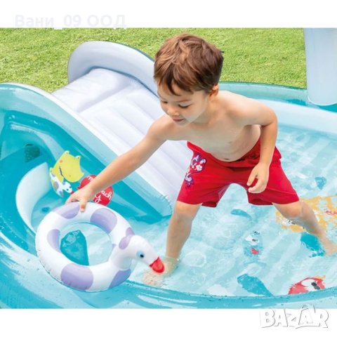 Надуваем детски басейн с пързалка и пръскалка , снимка 5 - Надуваеми играчки - 40810198