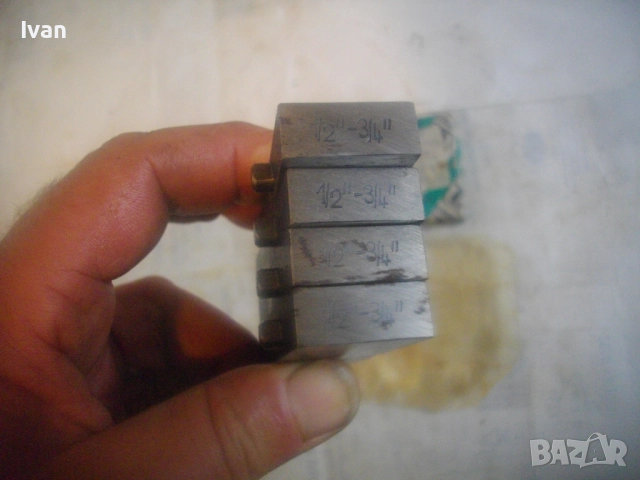 1/2"-3/4" цол нови резбонарезни ножове чехославашки старо качество на NAREX за винторезка JOPAL 2, снимка 10 - Други инструменти - 52721074