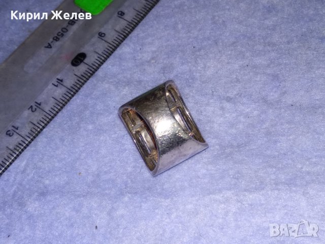 СКЪПОЦЕНЕН СРЕБЪРЕН АЖУРЕН ФЕШЪН АРТ ПРЪСТЕН СРЕБРО 925 с ФАСЕТИРАНИ МАРКАЗИТИ 21381, снимка 7 - Пръстени - 41388924
