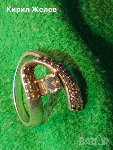 ПРЕКРАСЕН СКЪПОЦЕНЕН МАРКОВ СРЕБЪРЕН АРТ ПРЪСТЕН СРЕБРО 925 olx С ИСКРЯЩИ ФАСЕТИРАНИ ЦИРКОНИ 38506, снимка 5 - Пръстени - 41450903