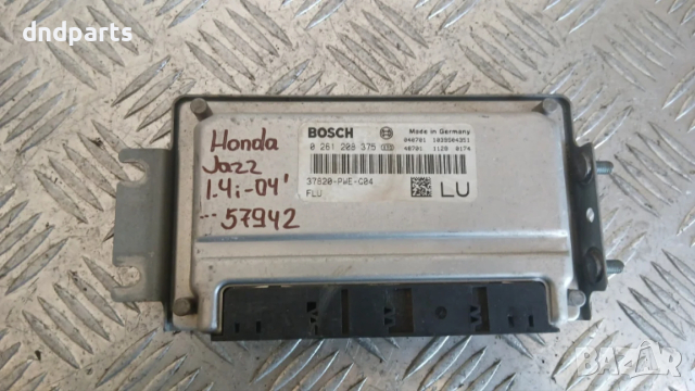 Компютър Honda Jazz 1.4 2004 0261208375 37820-PWE-G04