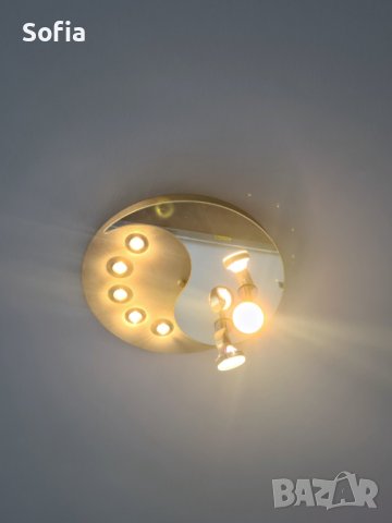 Лампа за таван тип луна (полилей, плафон), снимка 2 - Лампи за таван - 41618200