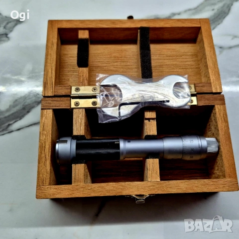 Микрометър вътромер триточков MITUTOYO , снимка 4 - Други инструменти - 53474765