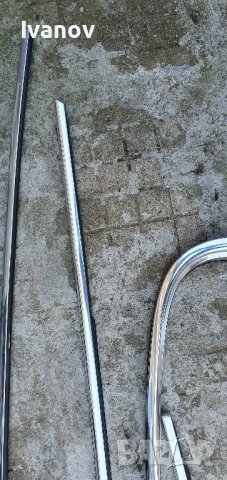 странични хром лайсни за бмв е34 седан външна хром лайсна предна задна лява врата бмв е 34, снимка 2 - Части - 41881869