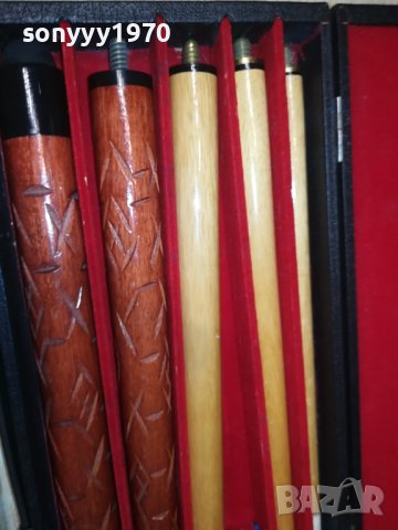 БИЛЯРДЕН КОМПЛЕКТ В КУФАР ОТ ФРАНЦИЯ 3007230836М, снимка 10 - Антикварни и старинни предмети - 41700456