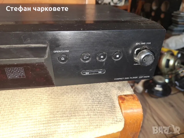 CD player SONY CDP-XE270 , снимка 4 - Аудиосистеми - 56078672