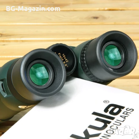 Мощен бинокъл Nikula 10×42 за лов птици животни туристически планина море BAK-4 призма професионален, снимка 7 - Екипировка - 50930559