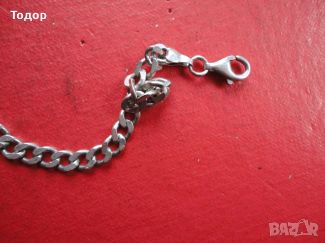 Страхотна сребърна гривна 1, снимка 6 - Гривни - 53060660